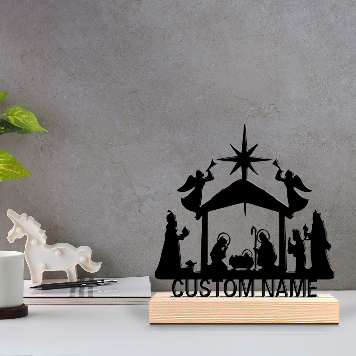 Sustainable Living Products - Statua in Metallo Personalizzata per Pellegrinaggio,