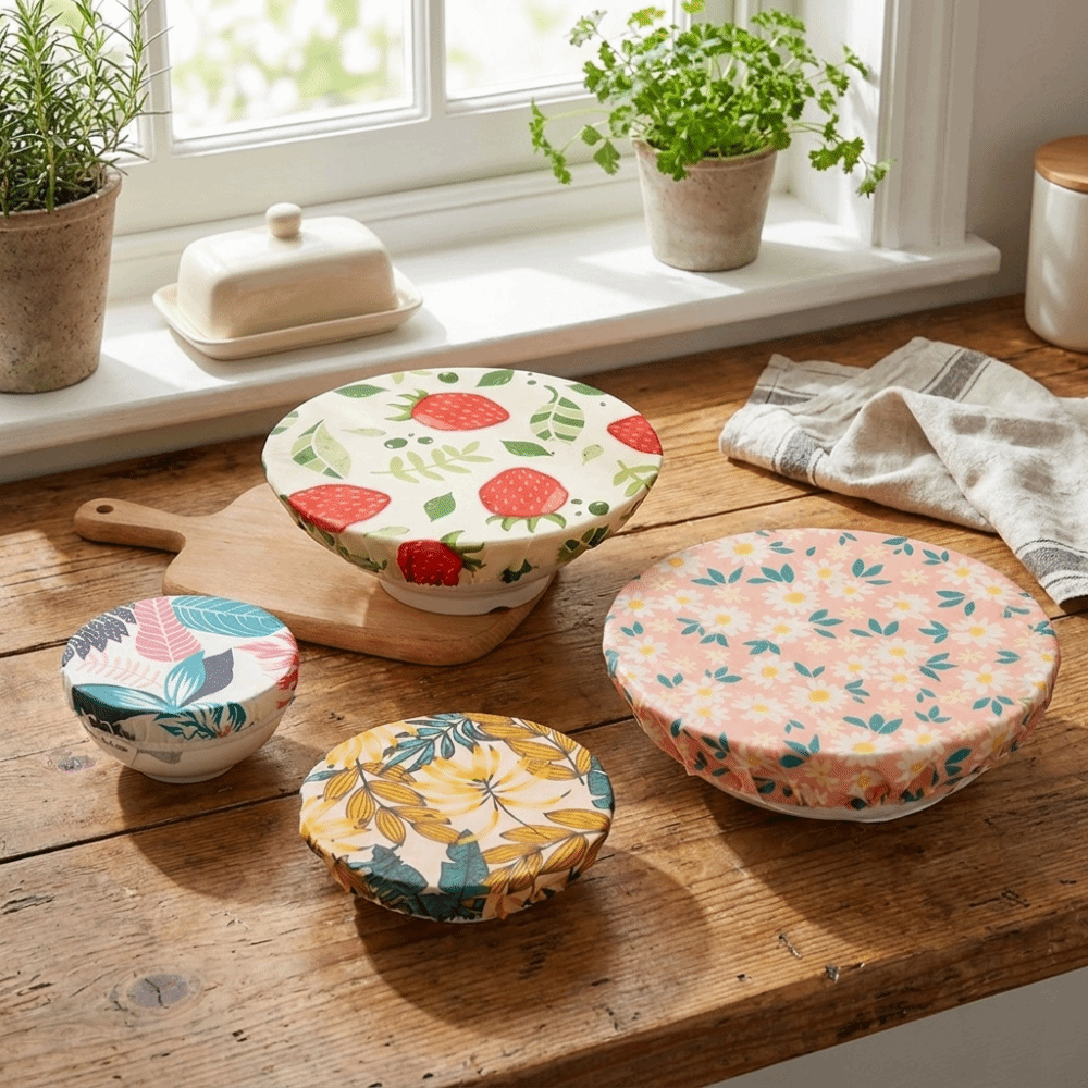 Beeswax Food Cover - Copertura Antipolvere in Cera d'Api per