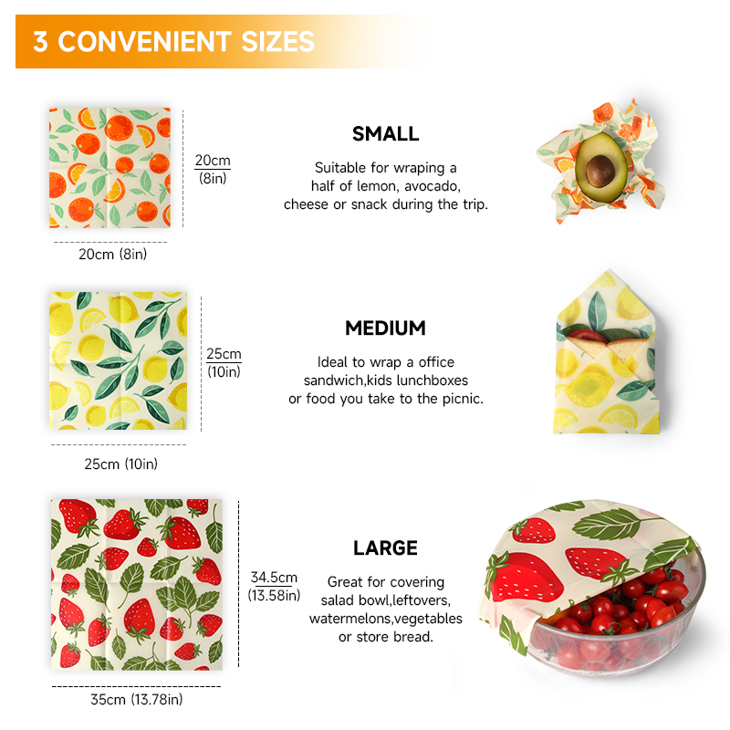 WEEDI 9PCS Involucri in cera d - Beeswax Food Cover recensione e prezzo