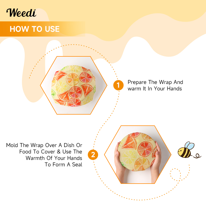 WEEDI 6 pezzi di involucro di  - Beeswax Food Cover recensione e prezzo
