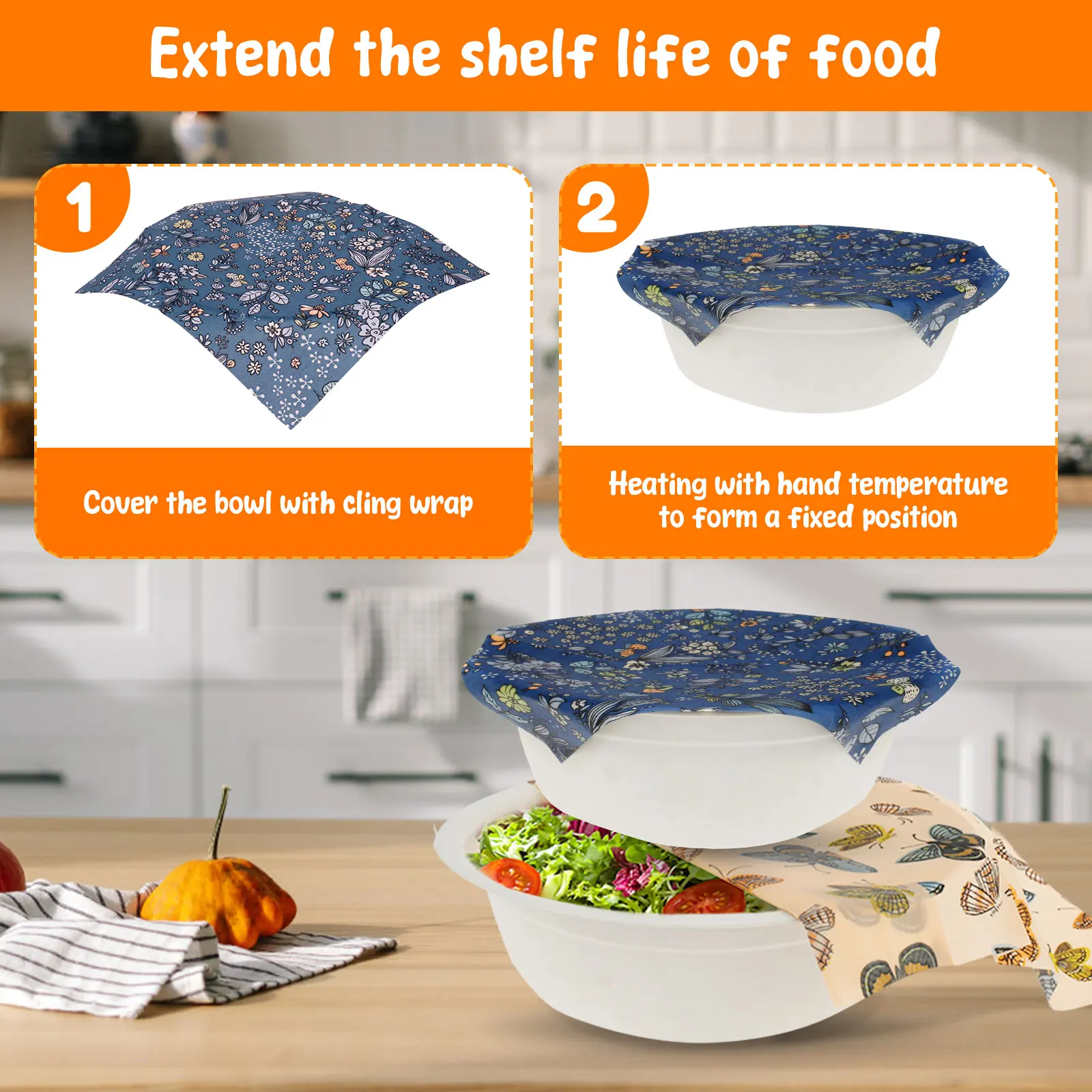 Set di 11 Involucri Alimentari - Beeswax Food Cover recensione e prezzo